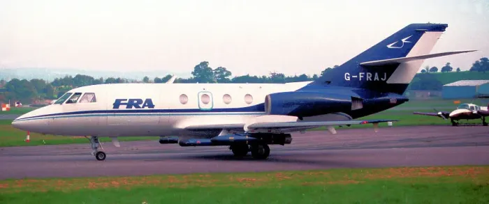 Framed Print : Dassault Falcon 20EW G-FRAJ Framed Print : Dassault Falcon 20EW G-FRAJ