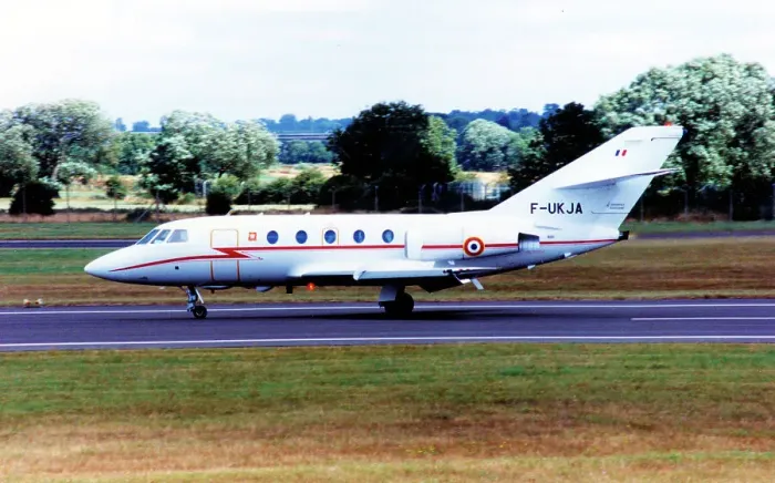 Framed Print : Dassault Falcon 20F 182 - F-UKJA Framed Print : Dassault Falcon 20F 182 - F-UKJA