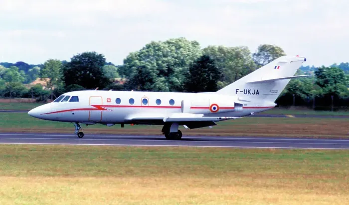 Framed Print : Dassault Falcon 20F 182 - F-UKJA Framed Print : Dassault Falcon 20F 182 - F-UKJA