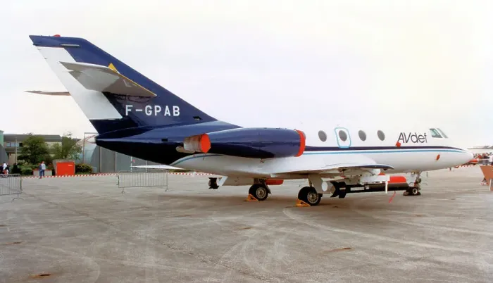 Framed Print : Dassault Falcon-20F F-GPAB Framed Print : Dassault Falcon-20F F-GPAB