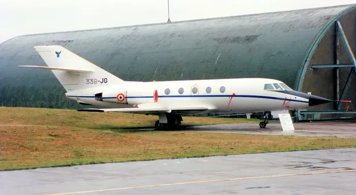 Framed Print : Dassault Falcon 20SNA 339-JG Framed Print : Dassault Falcon 20SNA 339-JG