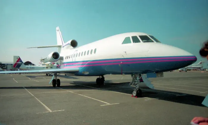 Framed Print : Dassault Falcon 50 Framed Print : Dassault Falcon 50