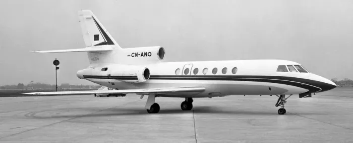 Framed Print : Dassault Falcon 50 CN-ANO Framed Print : Dassault Falcon 50 CN-ANO