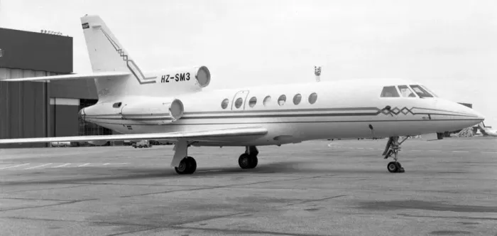 Framed Print : Dassault Falcon 50 HZ-SM3 Framed Print : Dassault Falcon 50 HZ-SM3