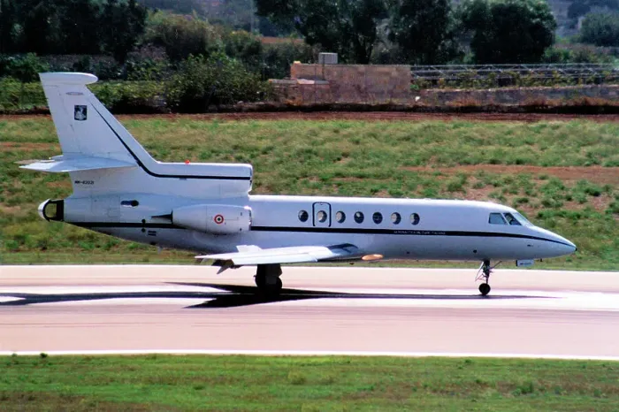 Framed Print : Dassault Falcon 50 MM62021 Framed Print : Dassault Falcon 50 MM62021