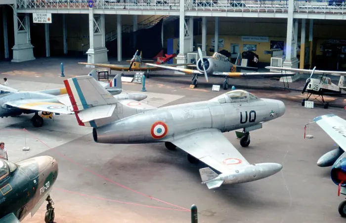 Framed Print : Dassault MD. 450 Ouragan 320 - UQ Framed Print : Dassault MD. 450 Ouragan 320 - UQ