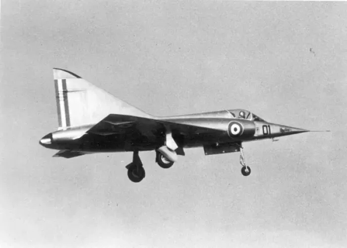 Framed Print : Dassault Mirage I in its initial form Framed Print : Dassault Mirage I in its initial form