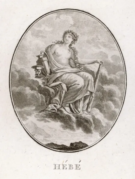 Framed Print : HEBE. Daughter of Zeus and Hera, Hebe was the Greek goddess of youth; she Framed Print : HEBE. Daughter of Zeus and Hera, Hebe was the Greek goddess of youth; she