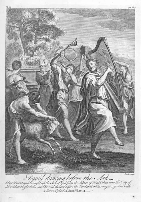 Framed Print : David dances before the Ark Framed Print : David dances before the Ark