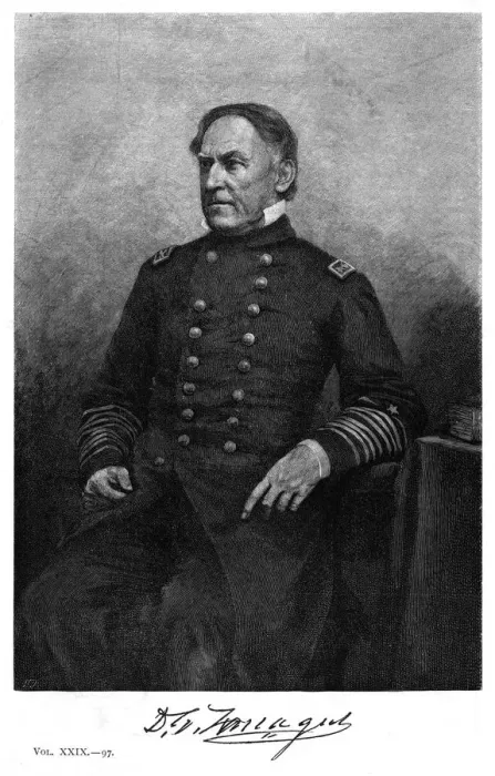 Framed Print : David Farragut - 4 Framed Print : David Farragut - 4