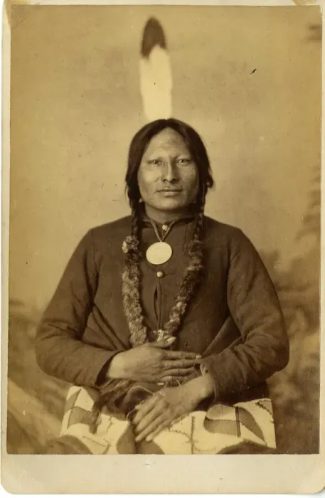 Framed Print : David Frances Barry photo - Chief Rain in the Face Framed Print : David Frances Barry photo - Chief Rain in the Face