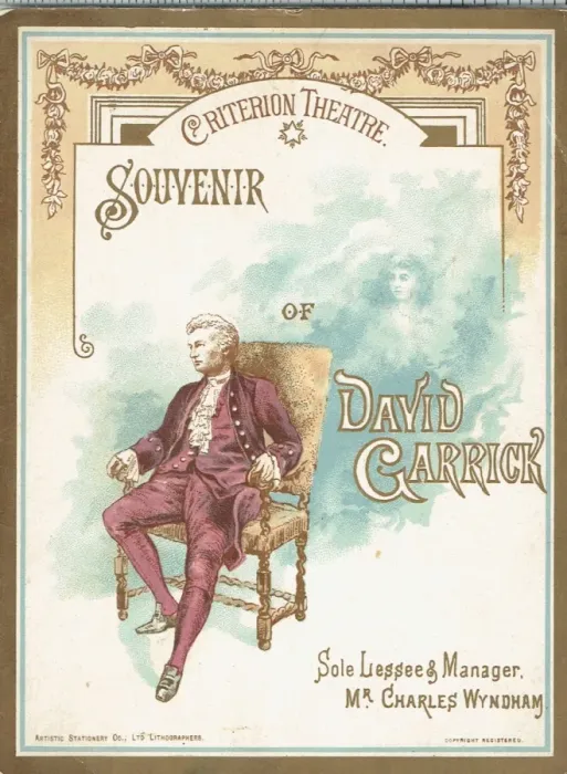 Framed Print : David Garrick by Tom Robertson Framed Print : David Garrick by Tom Robertson