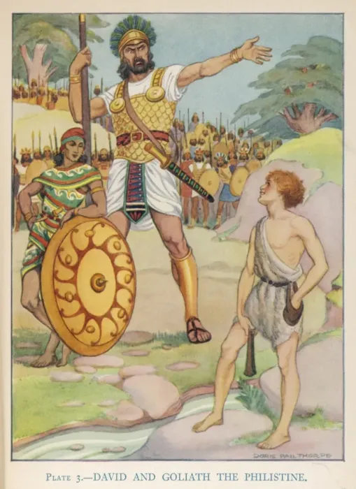 Framed Print : David & Goliath Framed Print : David & Goliath