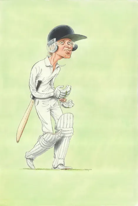 Framed Print : David Gower - England cricketer Framed Print : David Gower - England cricketer