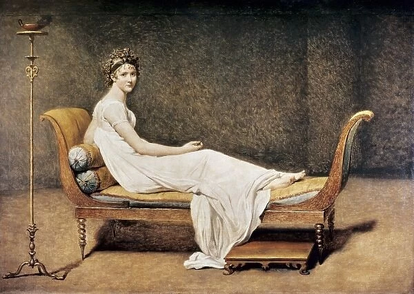 David, Jacques-Louis (1748-1825). Madame Recamier (Photos Prints 