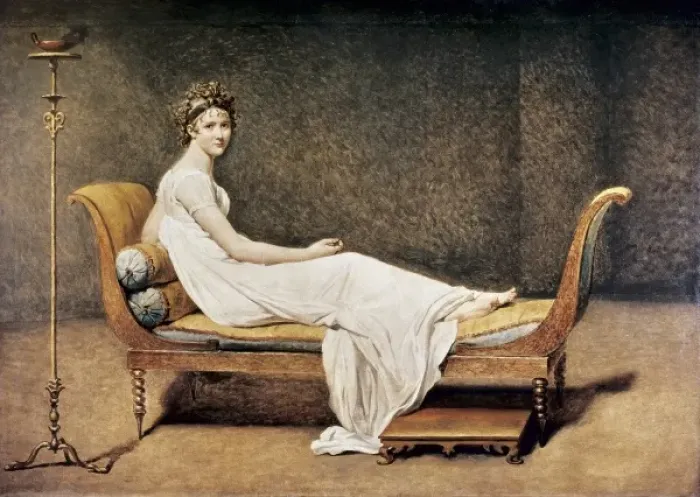 Framed Print : David, Jacques-Louis (1748-1825). Madame Recamier Framed Print : David, Jacques-Louis (1748-1825). Madame Recamier