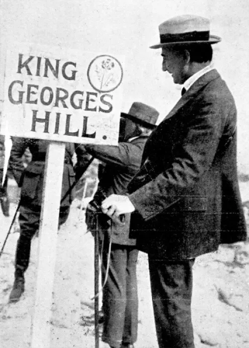 Framed Print : David Lloyd and Lord Reading on King Georges Hill Framed Print : David Lloyd and Lord Reading on King Georges Hill