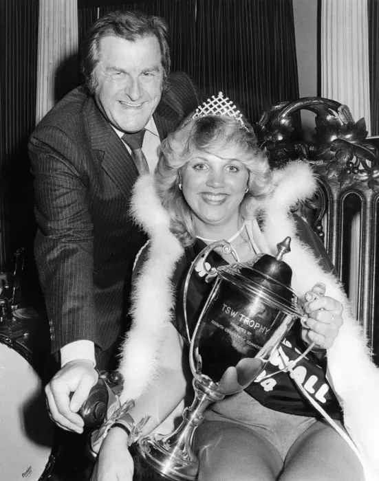 Framed Print : David Mudd MP and Miss County of Cornwall Framed Print : David Mudd MP and Miss County of Cornwall