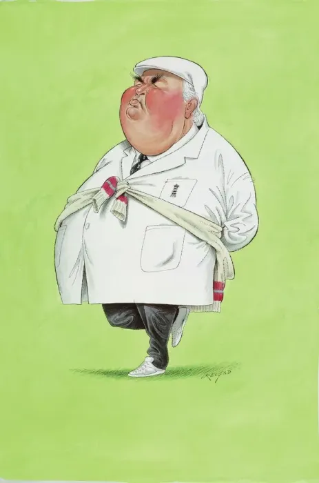 Framed Print : David Shepherd - Cricket umpire Framed Print : David Shepherd - Cricket umpire