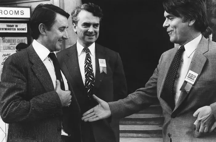 Framed Print : David Steel and David Owen, SDP colleagues Framed Print : David Steel and David Owen, SDP colleagues