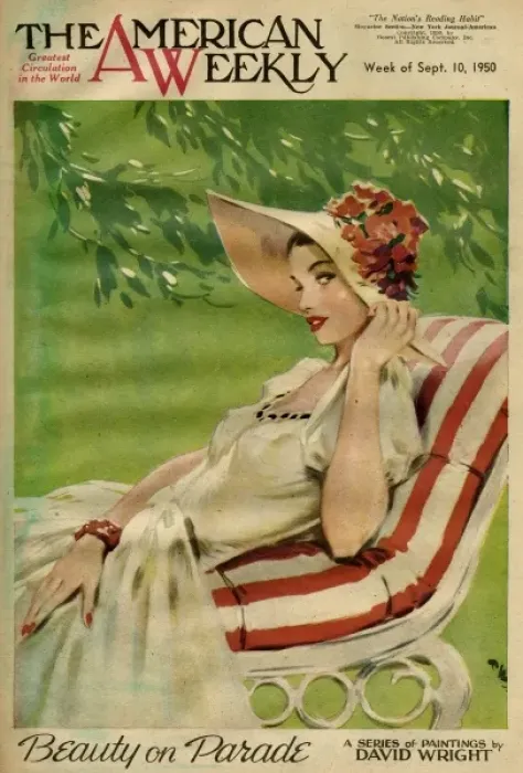 Framed Print : David Wright woman in a garden Framed Print : David Wright woman in a garden