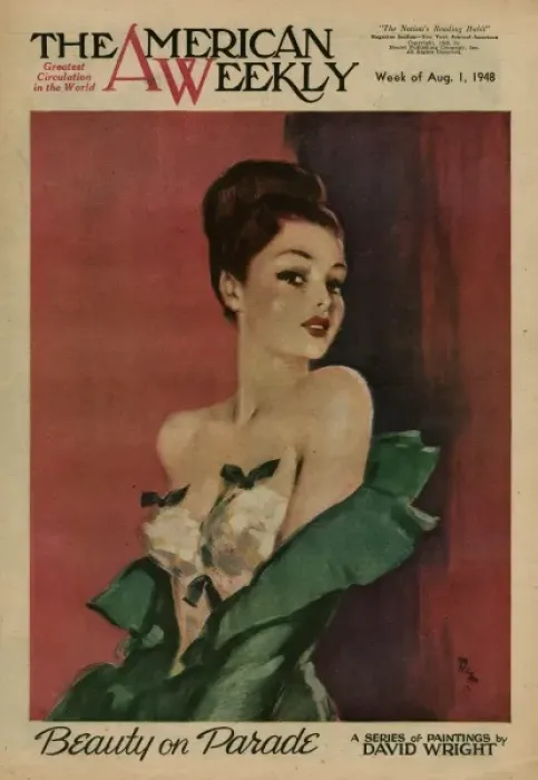 Framed Print : David Wright woman in green and white outfit Framed Print : David Wright woman in green and white outfit