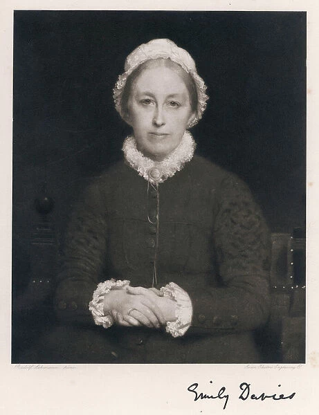 DAVIES (1830-1901). Emily Davies educator, mistress of Girton College, Cambridge