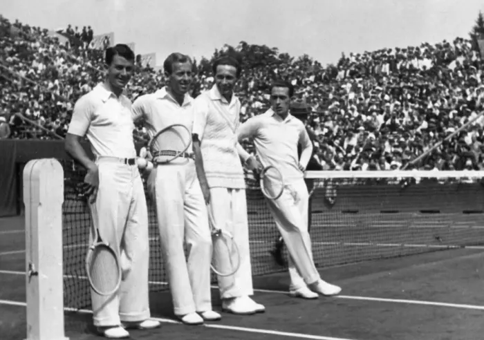 Framed Print : Davis Cup Players Framed Print : Davis Cup Players