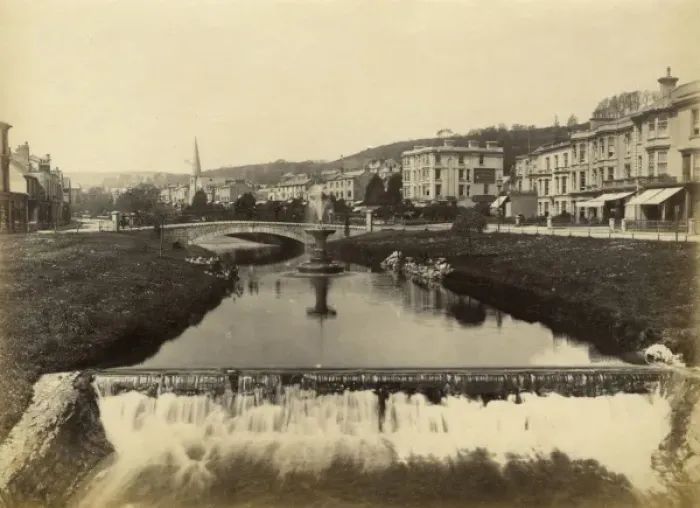 Framed Print : DAWLISH. Dawlish, Devon Date: 1892 Framed Print : DAWLISH. Dawlish, Devon Date: 1892