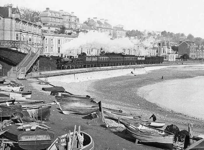 Framed Print : Dawlish broad gauge railway Framed Print : Dawlish broad gauge railway