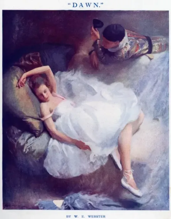Framed Print : Dawn by W. E. Webster Framed Print : Dawn by W. E. Webster