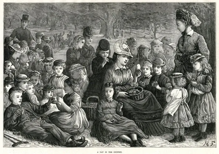 Framed Print : A Day in the Country 1872 Framed Print : A Day in the Country 1872