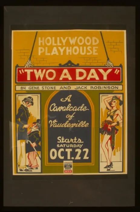 Framed Print : Two a day by Gene Stone and Jack Robinson A cavalcade of vau Framed Print : Two a day by Gene Stone and Jack Robinson A cavalcade of vau