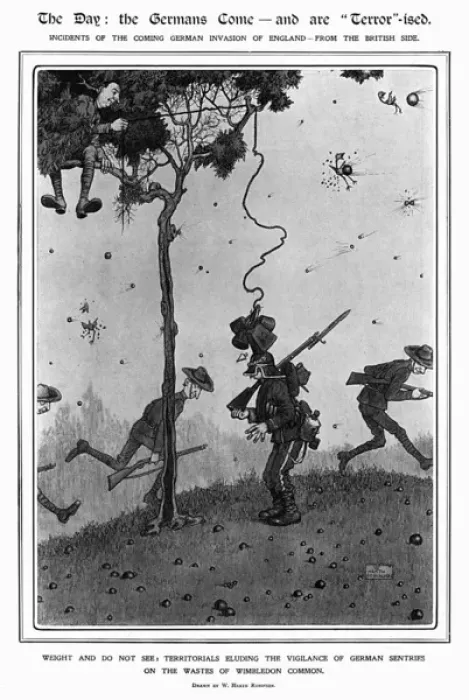Framed Print : The Day, Heath Robinson Framed Print : The Day, Heath Robinson