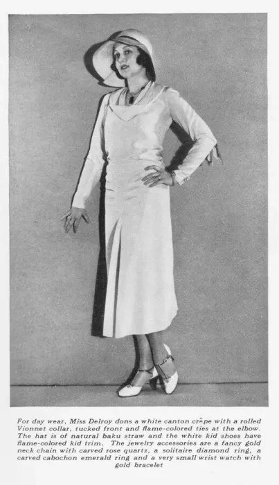 Framed Print : A day outfit from Henri Bendel, New York suggesting Framed Print : A day outfit from Henri Bendel, New York suggesting