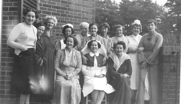Day staff of S2 Male ? group of nurses including Mary Gourle