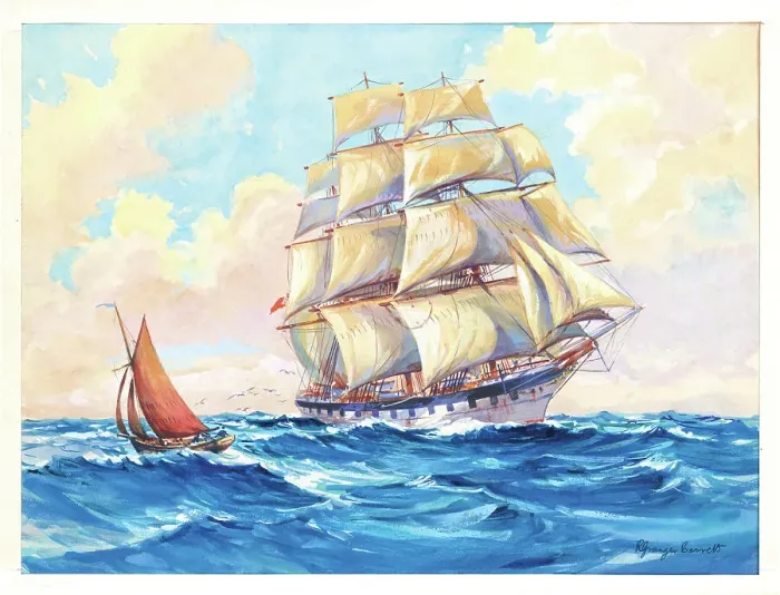 Framed Print : The Days of Sail Framed Print : The Days of Sail