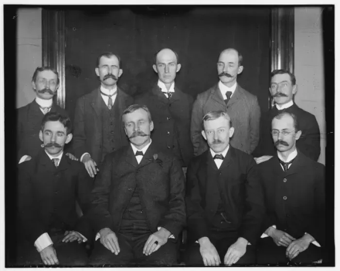 Framed Print : Nine of the ten Dayton boys Framed Print : Nine of the ten Dayton boys