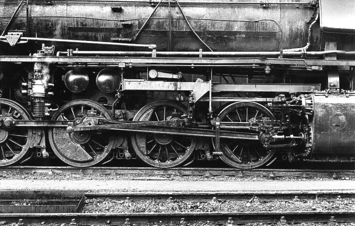 Framed Print : DB locomotive's running gear Framed Print : DB locomotive's running gear
