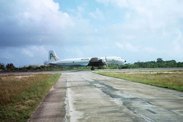 DC-6 at Belize