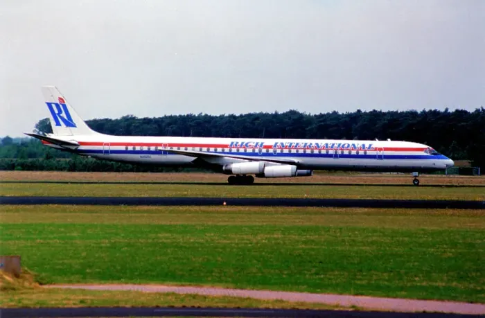 Framed Print : DC-8-63 N4935C Framed Print : DC-8-63 N4935C