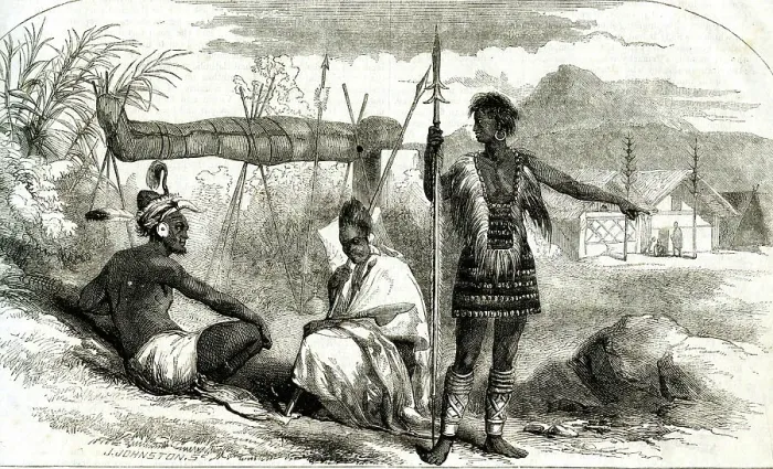 Framed Print : Dead body, Naga Tribe of India and Myanmar Framed Print : Dead body, Naga Tribe of India and Myanmar