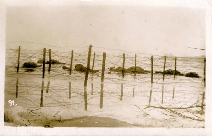 Framed Print : Dead Russian Soldiers on Beach - Barbed Wire Barrier Framed Print : Dead Russian Soldiers on Beach - Barbed Wire Barrier