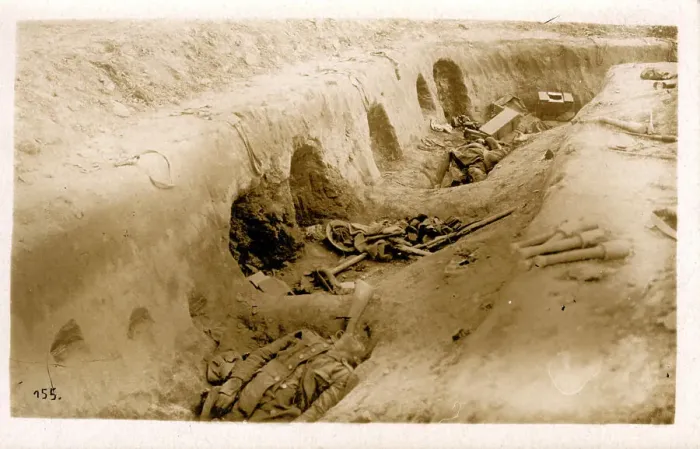 Framed Print : Dead Russian Soldiers in Trench Framed Print : Dead Russian Soldiers in Trench