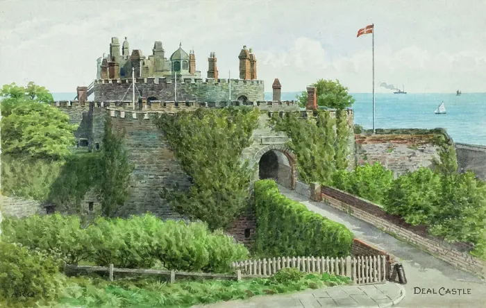 Framed Print : Deal Castle, Deal, Kent Framed Print : Deal Castle, Deal, Kent
