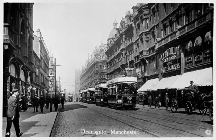 Framed Print : Deansgate, Manchester Framed Print : Deansgate, Manchester