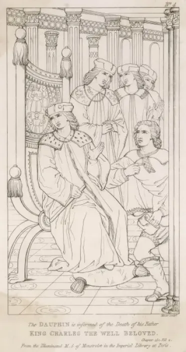 Framed Print : Death of Charles VI Framed Print : Death of Charles VI
