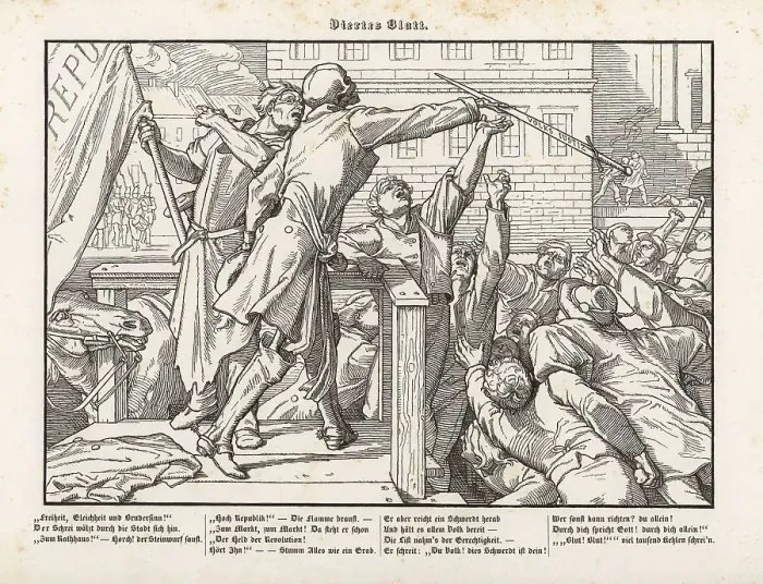 Framed Print : Death delivers a sword to the people Framed Print : Death delivers a sword to the people
