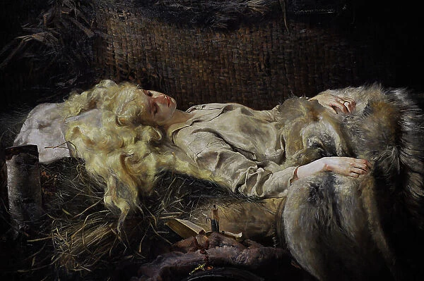 Death of Ellenai, 1883, by Jacek Malczewski (1854-1929)