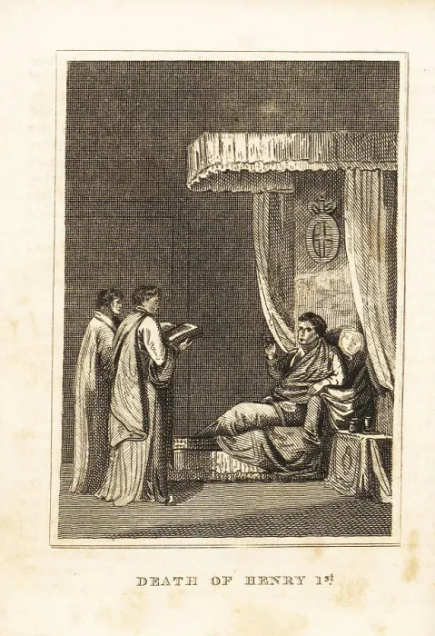 Framed Print : Death of King Henry I of England, Rouen, 1135 Framed Print : Death of King Henry I of England, Rouen, 1135